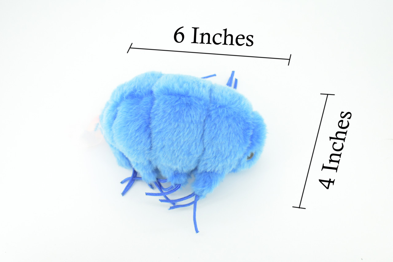 Waterbear, Tardigrade, Micro-animal, Plush Water Bear Design, Educational, Figure, Replica, Gift,    6"    GM04 B108