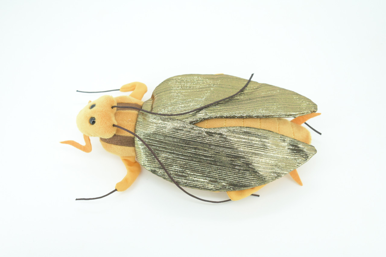 Cockroach, Palmetto bugs, Blattodea, Plush Roach Design, Educational, Figure, Replica, Gift,      8"   GM06 B87