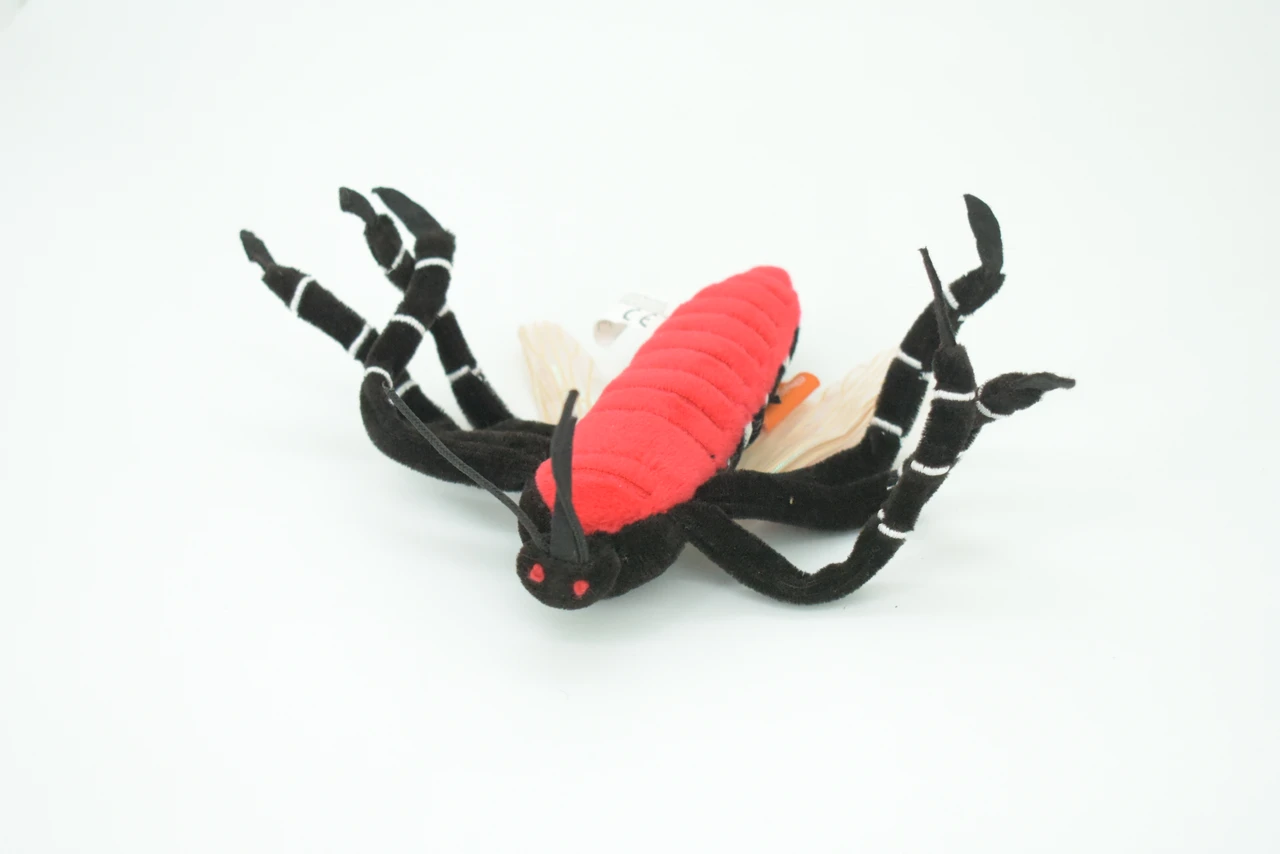 Mosquito, Aedes Mosquito, Dengue mosquito, Asian Tiger mosquito, Educational, Plush Design, Insect, Very Nice Figure, Replica, Toy, Great Gift,  6 Inches.
