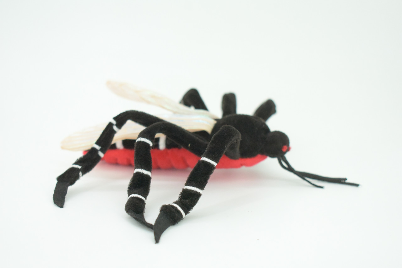 Mosquito, Aedes aegypti, Dengue mosquito, Plush Insect Design, Educational, Figure, Replica, Gift,    6"     F1602 B630