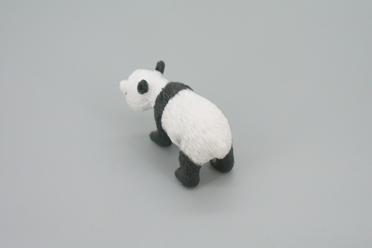 Panda, Ailuropoda melanoleuca, Panda bear, Hand Painted, Educational, Rubber Animal, Realistic Figure, Lifelike, Gift,    2 "    SF49 B58