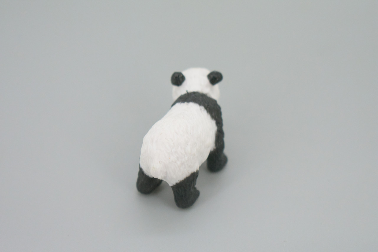 Panda, Ailuropoda melanoleuca, Panda bear, Hand Painted, Educational, Rubber Animal, Realistic Figure, Lifelike, Gift,    2 "    SF49 B58