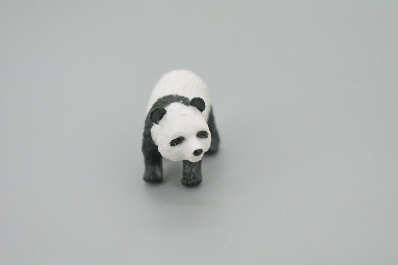 Panda, Ailuropoda melanoleuca, Panda bear, Hand Painted, Educational, Rubber Animal, Realistic Figure, Lifelike, Gift,    2 "    SF49 B58
