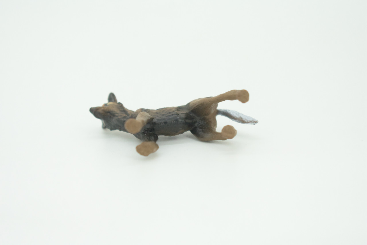 African Wild Dog, Painted Wolf, African Hunting Dog, Hand Painted, Educational, Rubber Animal, Realistic Figure, Lifelike, Gift,    2 "   SF52 B58