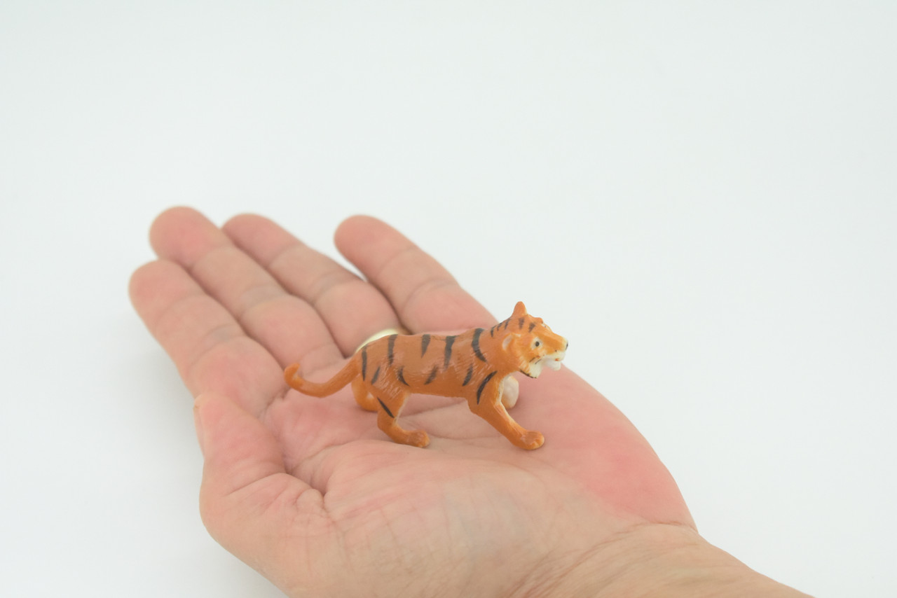 Bengal tiger, Panthera tigris tigris, Royal Bengal tiger, Hand Painted, Educational, Rubber Animal, Realistic Figure, Lifelike, Gift,    3"   SF54 B58