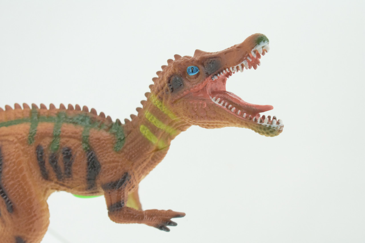 Allosaurus, Different Lizard, Jurassic Dinosaur, Hand Painted, Educational, Soft Rubber,  Lifelike Model, Figurine, Replica, Gift,    13"   AR09 B304 