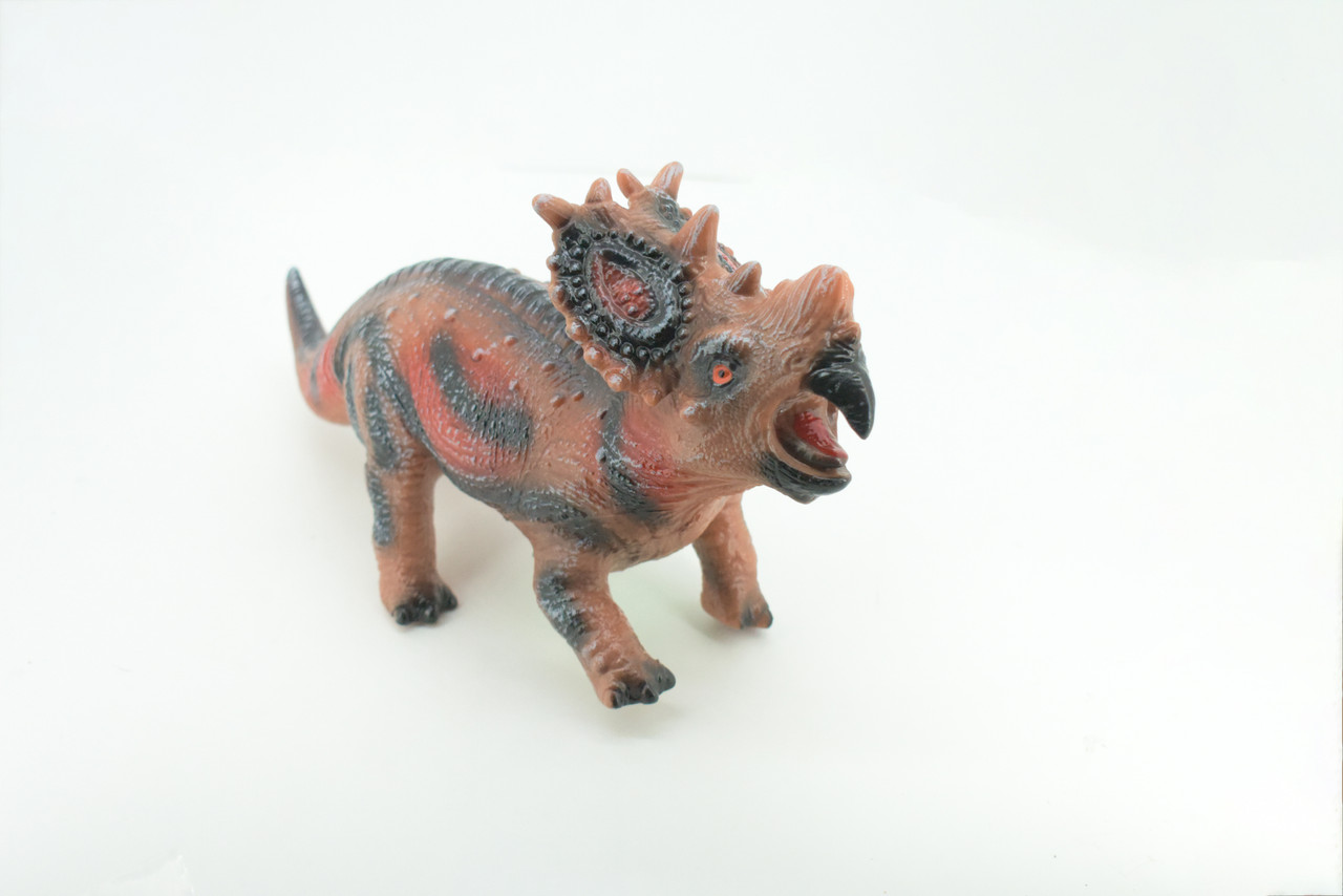 Spinops, Spinops Sternberg, Cretaceous Dinosaur, Hand Painted, Educational, Soft Rubber, Lifelike Model, Gift,    13"   AR03 B300 