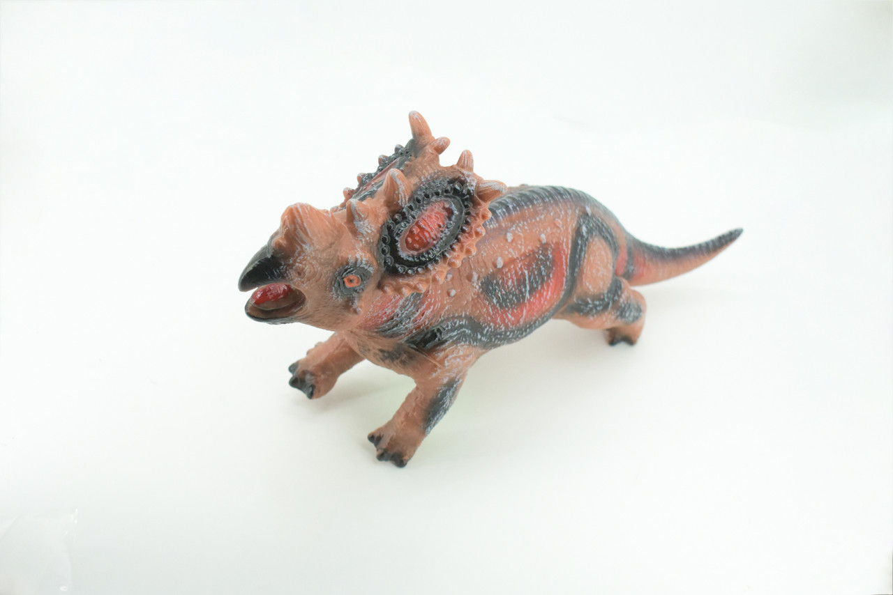 Spinops, Spinops Sternberg, Cretaceous Dinosaur, Hand Painted, Educational, Soft Rubber, Lifelike Model, Gift,    13"   AR03 B300 