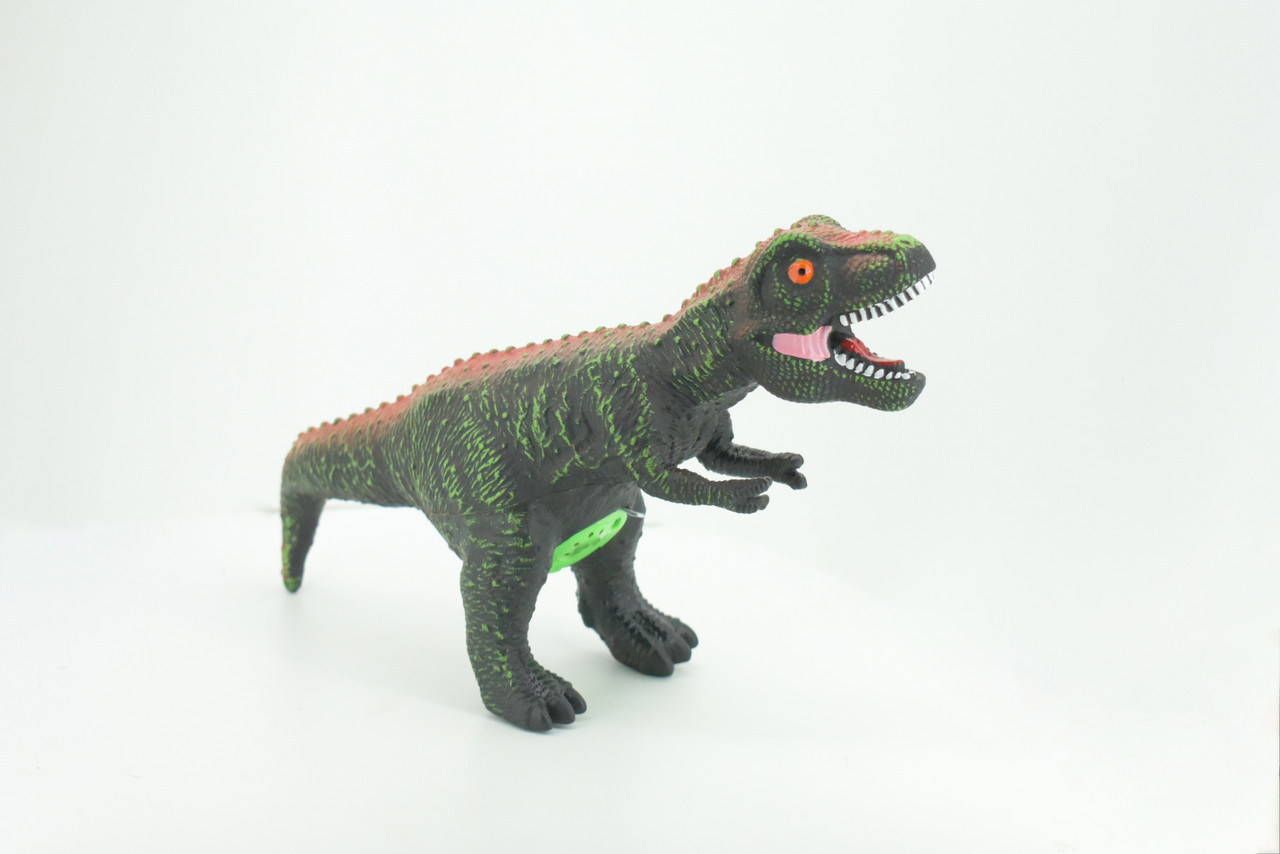 Tyrannosaurus Rex, T Rex, Cretaceous Dinosaur, Hand Painted, Educational, Soft Rubber, Lifelike Model, Figurine, Replica, Gift,    14"   AR05 B303 