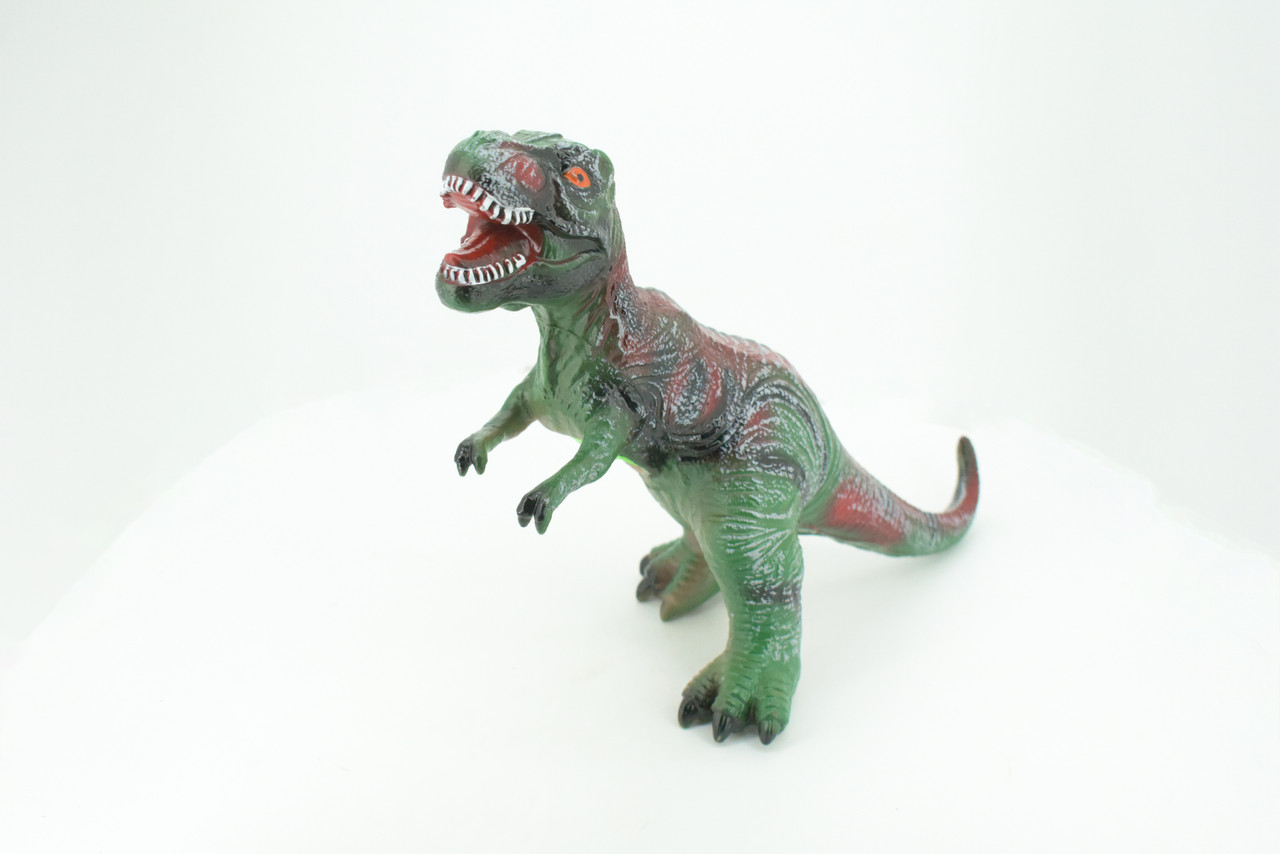 Tyrannosaurus Rex, T Rex, Cretaceous Dinosaur, Hand Painted, Educational, Soft Rubber, Lifelike Model, Figurine, Replica, Gift,    13"   AR04 B300 