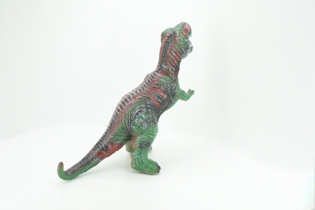 Tyrannosaurus Rex, T Rex, Cretaceous Dinosaur, Hand Painted, Educational, Soft Rubber, Lifelike Model, Figurine, Replica, Gift,    13"   AR04 B300 
