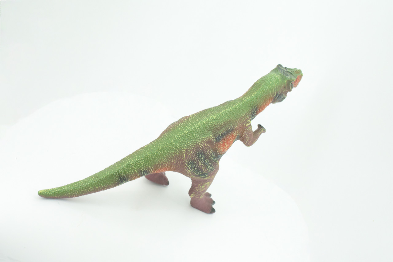 Tyrannosaurus Rex, T Rex, Cretaceous Dinosaur, Hand Painted, Educational, Soft Rubber, Lifelike Model, Figurine, Replica, Gift,    15"   AR06 B303 