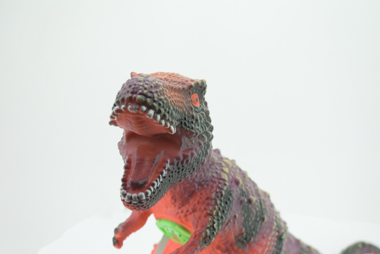 Tyrannosaurus Rex, T Rex, Cretaceous Dinosaur, Hand Painted, Educational, Soft Rubber, Lifelike Model, Figurine, Replica, Gift,    18"   AR13 B310 
