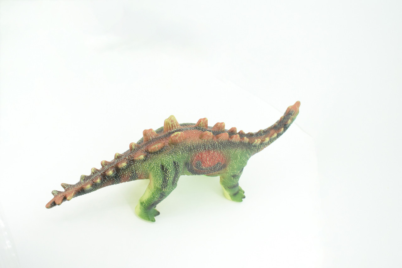 Stegosaurus, Plate-backed Dinosaur, Jurassic, Hand Painted, Educational, Soft Rubber, Lifelike Model, Gift,    14"   AR02 B300 