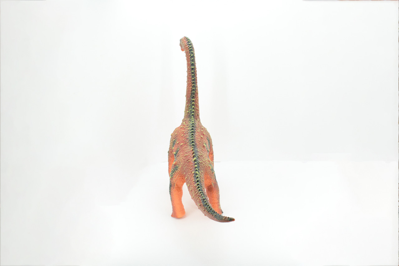 Brachiosaurus, Sauropod Dinosaur, Late Jurassic, Hand Painted, Educational, Soft Rubber, Lifelike Model, Gift,    20"   AR17 B310 