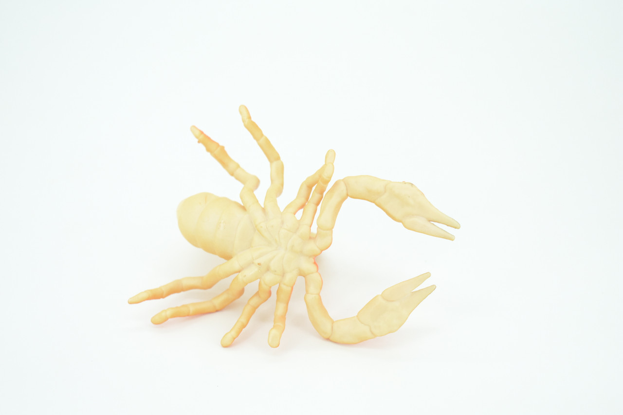 Scorpion, Scorpios, Hand Painted, Rubber arachnid, Educational, Realistic Figure, Lifelike Model, Gift,   5"    AR23 B329