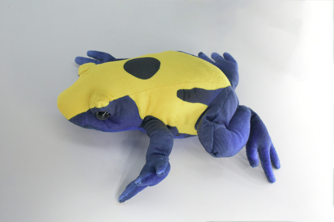 Poison Dart Frog, Very Nice Plush Frog, Stuffed Amphibian, Educational, Realistic Figure, Lifelike Model, Replica, Gift ,   12"   WR11 BB313 