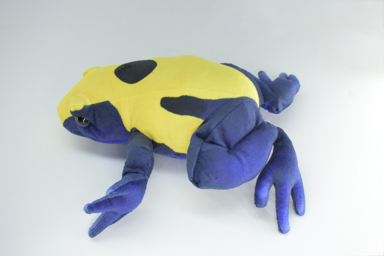 Poison Dart Frog, Very Nice Plush Frog, Stuffed Amphibian, Educational, Realistic Figure, Lifelike Model, Replica, Gift ,   12"   WR11 BB313 