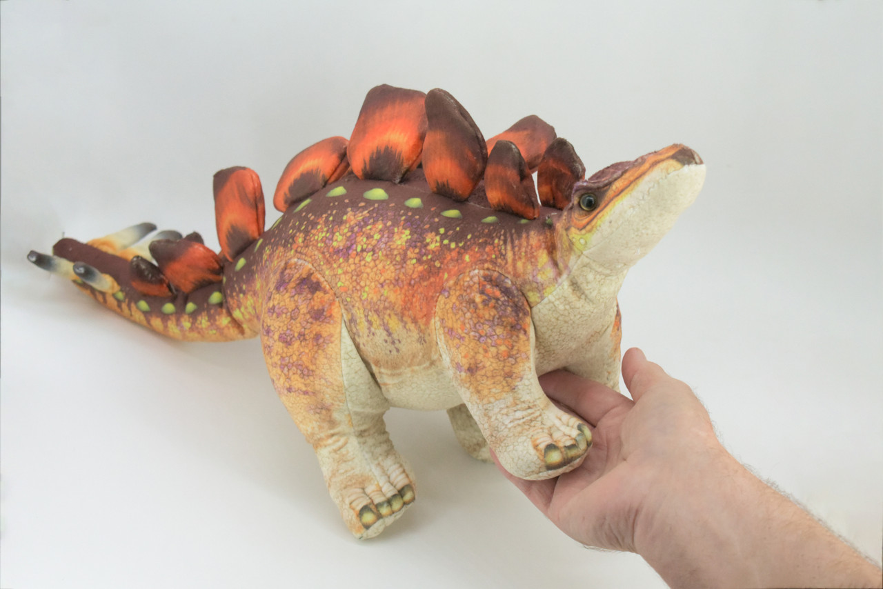 Stegosaurus Dinosaur, Late Jurassic period, Very Nice Plush, Stuffed Dinosaur, Educational, Realistic Figure, Gift,      20"    WR15 BB315 