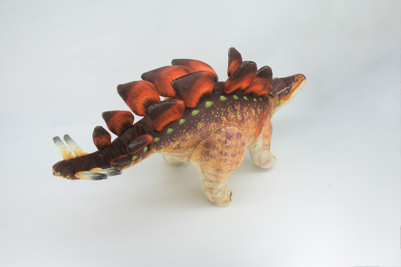 Stegosaurus Dinosaur, Late Jurassic period, Very Nice Plush, Stuffed Dinosaur, Educational, Realistic Figure, Gift,      20"    WR15 BB315 