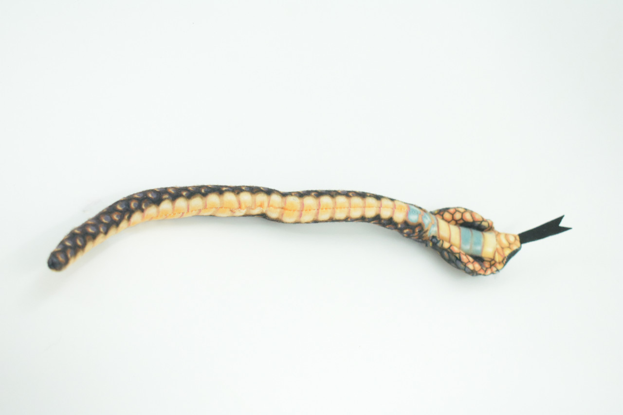 Cobra Snake, Naja, Very Nice Plush, Stuffed Reptile, Educational, Realistic Figure, Lifelike Model, Replica, Gift,   12"   WR22 BB316  