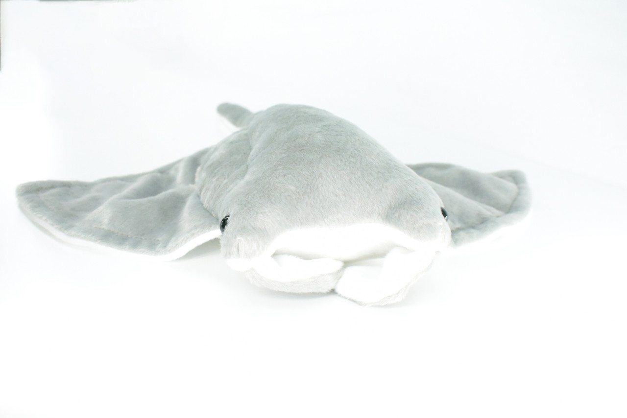 Manta Ray, Devil Fish, Very Nice Plush Ray, Educational, Realistic Rey Design, Educational, Figure, Lifelike, Gift,     17"    RE02 BB321