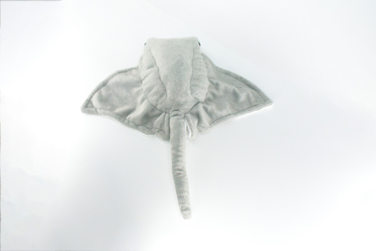 Manta Ray, Devil Fish, Very Nice Plush Ray, Educational, Realistic Rey Design, Educational, Figure, Lifelike, Gift,     17"    RE02 BB321