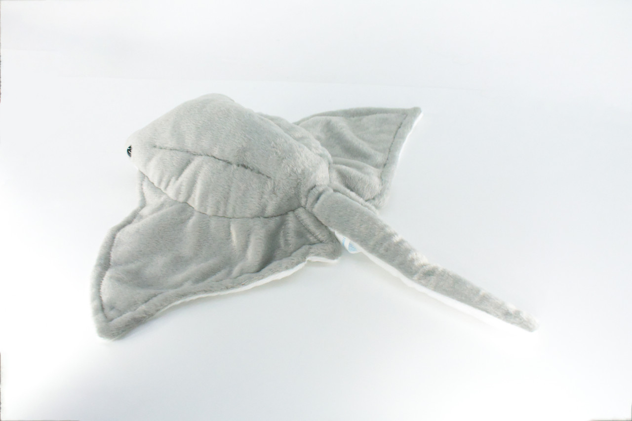 Manta Ray, Devil Fish, Very Nice Plush Ray, Educational, Realistic Rey Design, Educational, Figure, Lifelike, Gift,     17"    RE02 BB321