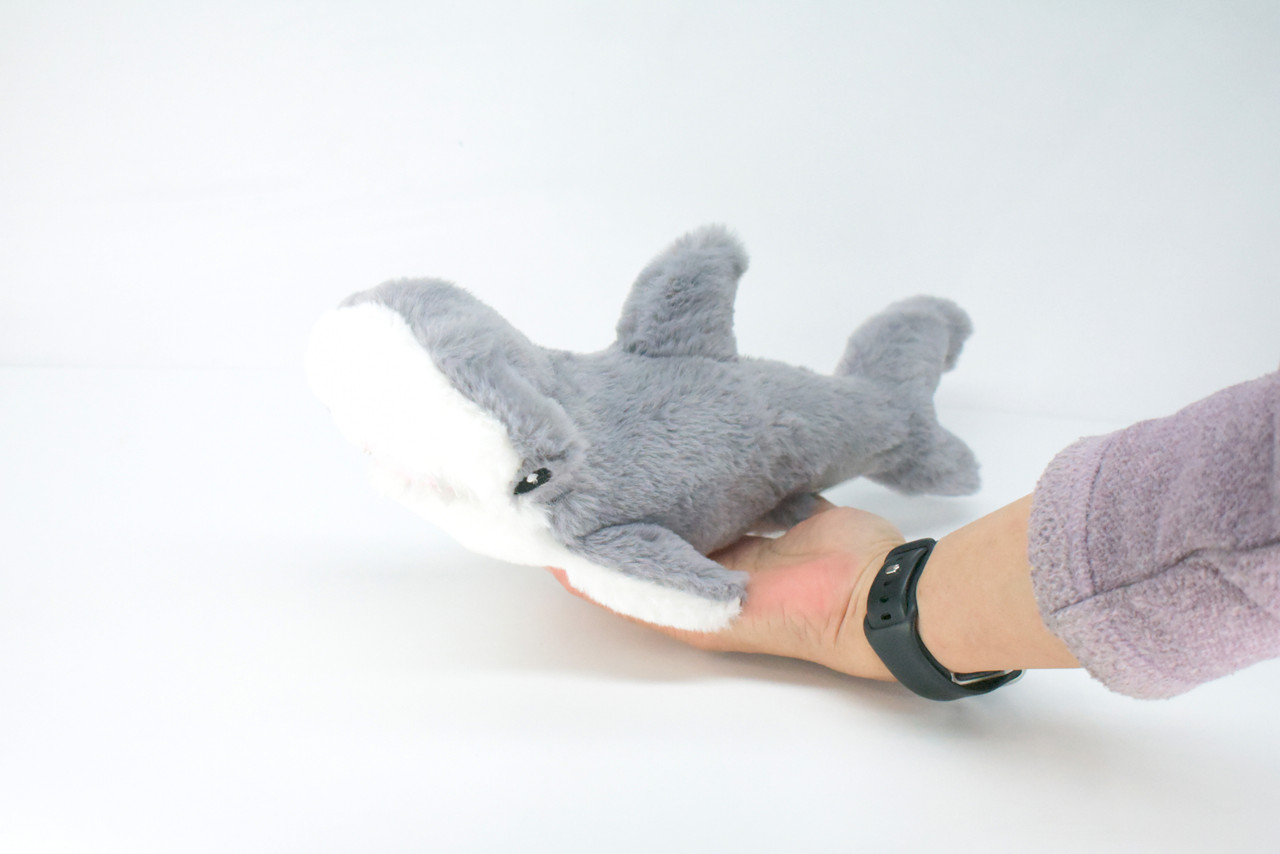 Hammerhead Shark, Very Nice Plush Fish, Educational, Realistic Shark Design, Educational, Figure, Lifelike, Gift,     14"   RE03 BB321
