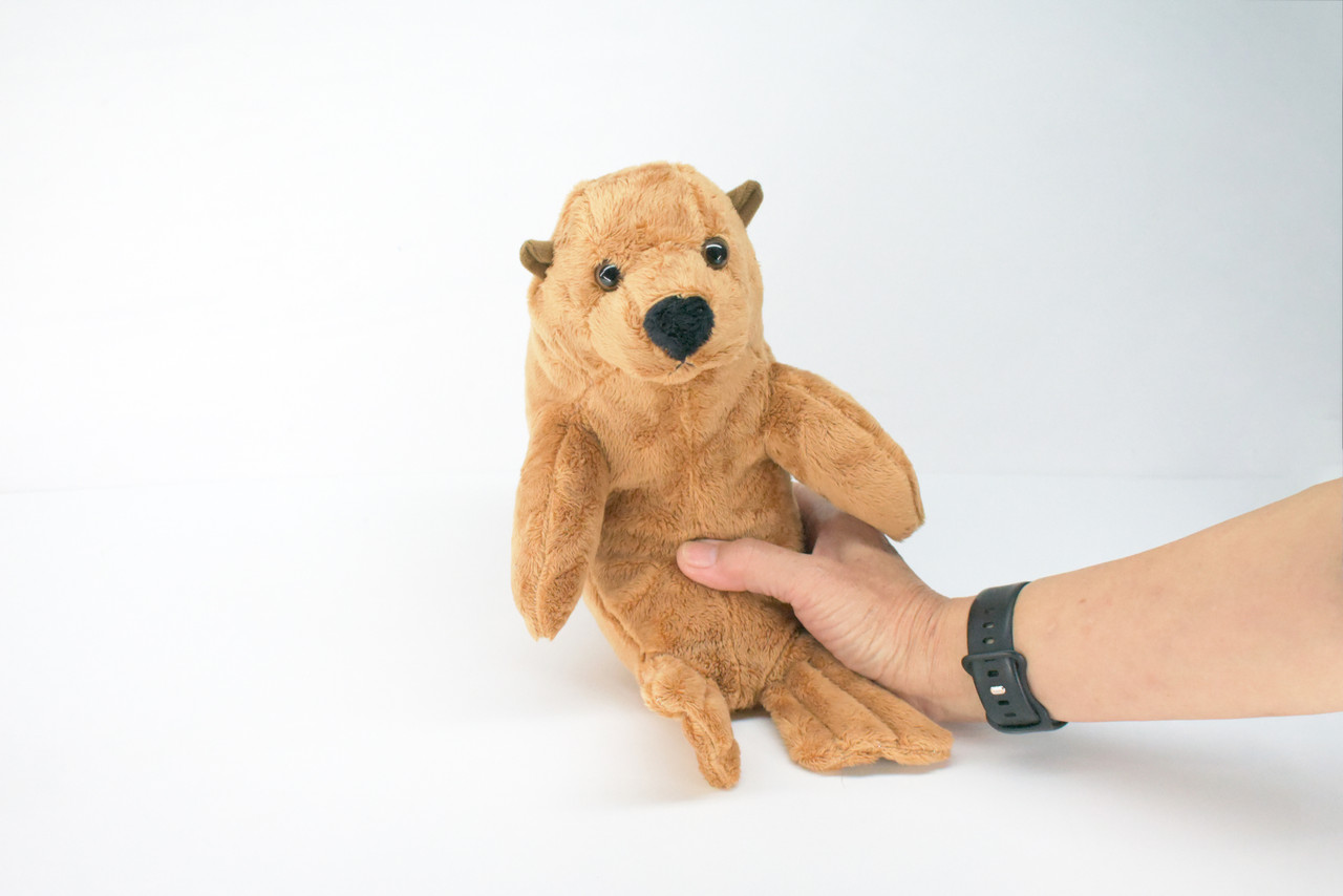 Seal, True Seal, Sea Dog, Very Nice Plush Marine Animal, Educational, Realistic Design, Educational, Figure, Lifelike, Gift,    10"   RE06 BB320