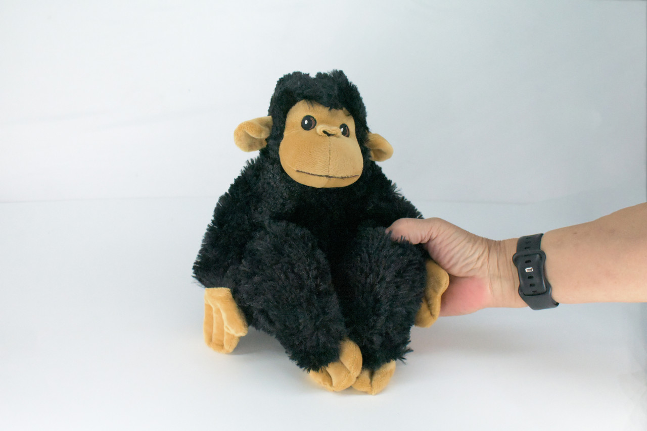 Chimpanzee, Very Nice Plush Chimp, Educational, Realistic Primate Design, Educational, Monkey Figure, Lifelike, Gift,     9"   RE08 BB320