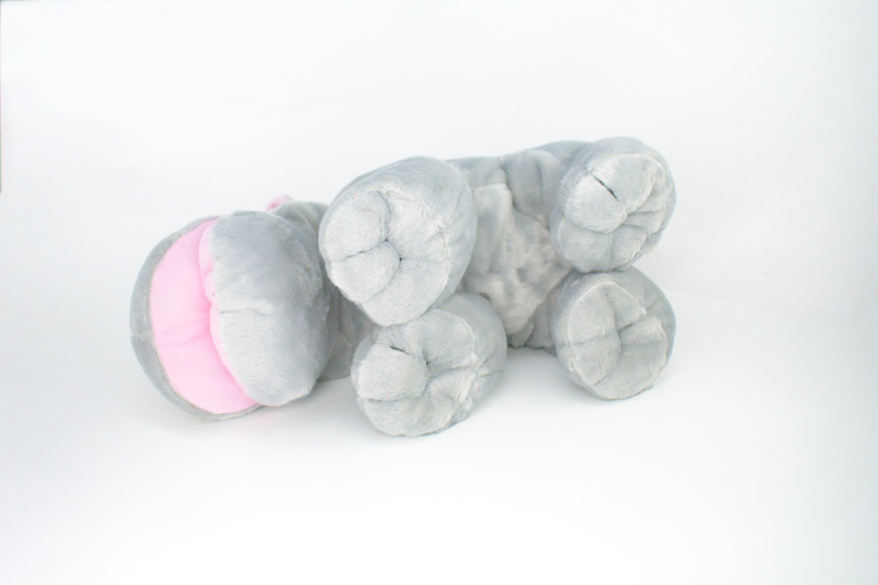 Hippo, Hippopotamus, Very Nice Plush Animal, Educational, Realistic Design, Educational, Figure, Lifelike, Gift,     14"    RE10 BB322