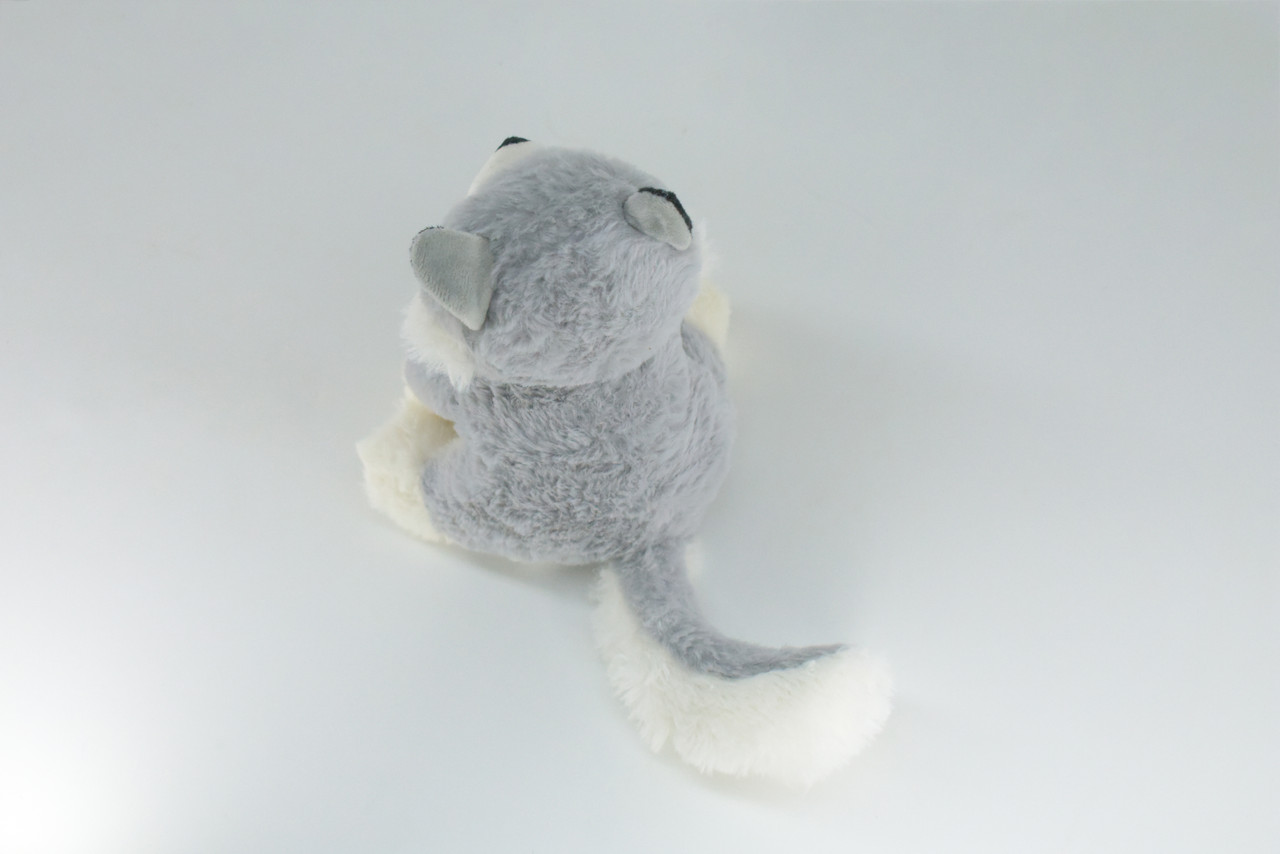 Husky Dog, Siberian Husky, Sitting, Very Nice Plush Animal, Educational, Realistic Design, Educational, Figure, Lifelike, Gift,    8"    RE11 BB320