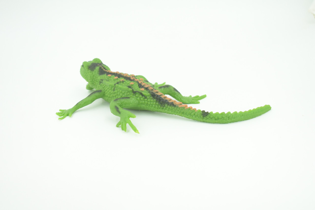 Lizard, Stretchable, Squishy, Squeezable, Very nice Soft Rubber Reptile, Educational, Realistic, Hand Painted, Figure, Replica, Gift, 8"