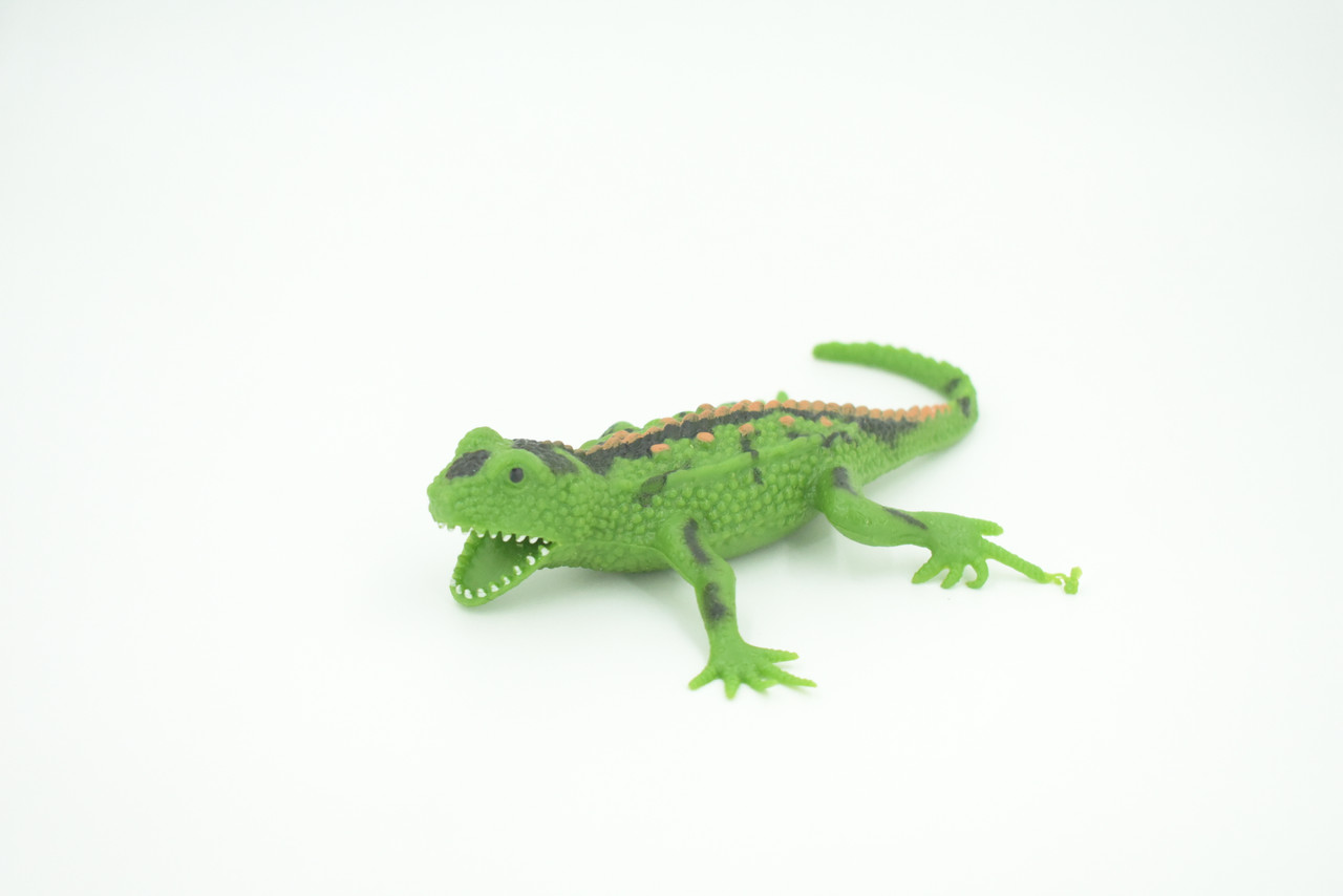 Lizard, Stretchable, Squishy, Squeezable, Very nice Soft Rubber Reptile, Educational, Realistic, Hand Painted, Figure, Replica, Gift, 8"