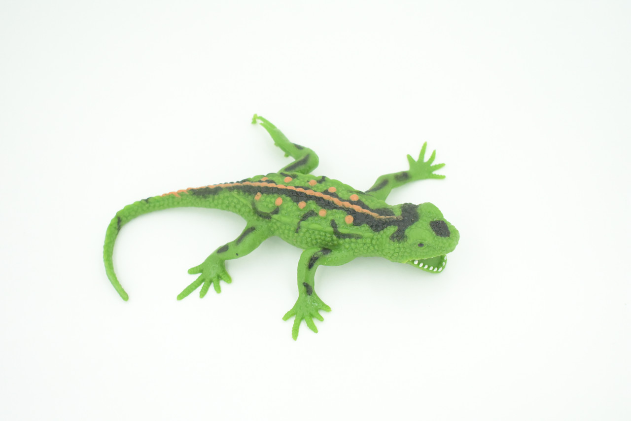 Lizard, Stretchable, Squishy, Squeezable, Very nice Soft Rubber Reptile, Educational, Realistic, Hand Painted, Figure, Replica, Gift, 8"