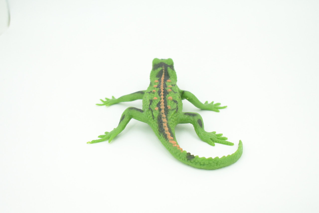 Lizard, Stretchable, Squishy, Squeezable, Very nice Soft Rubber Reptile, Educational, Realistic, Hand Painted, Figure, Replica, Gift, 8"