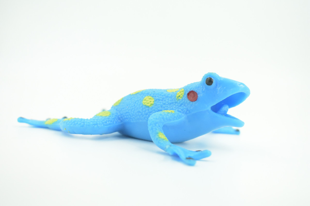 Frog, Stretchable, Squishy, Squeezable, Very nice Soft Rubber Amphibian, Educational, Realistic, Hand Painted, Figure, Replica, Gift,    6"     US04 B59
