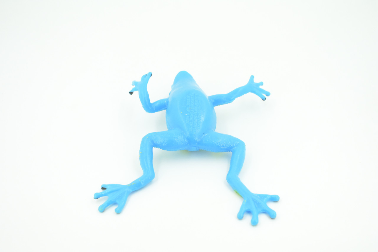 Frog, Stretchable, Squishy, Squeezable, Very nice Soft Rubber Amphibian, Educational, Realistic, Hand Painted, Figure, Replica, Gift,    6"     US04 B59