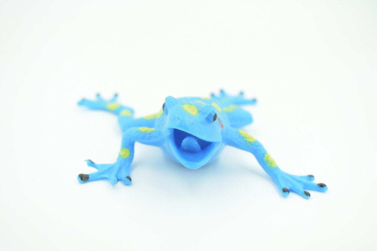 Frog, Stretchable, Squishy, Squeezable, Very nice Soft Rubber Amphibian, Educational, Realistic, Hand Painted, Figure, Replica, Gift,    6"     US04 B59