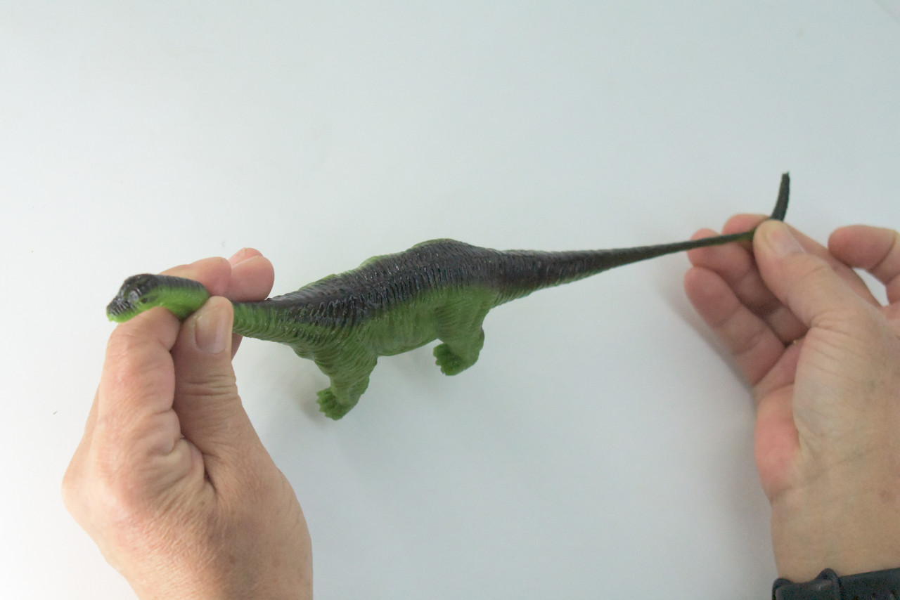 Dinosaur, Stretchable, Squishy, Squeezable, Very nice Soft Rubber Reptile, Educational, Realistic, Hand Painted, Figure, Replica, Gift,    5"     US06 B59