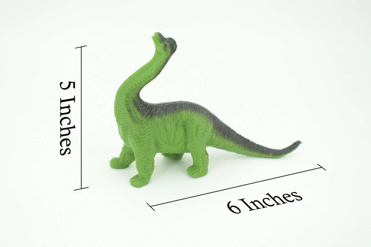 Dinosaur, Stretchable, Squishy, Squeezable, Very nice Soft Rubber Reptile, Educational, Realistic, Hand Painted, Figure, Replica, Gift,    5"     US06 B59