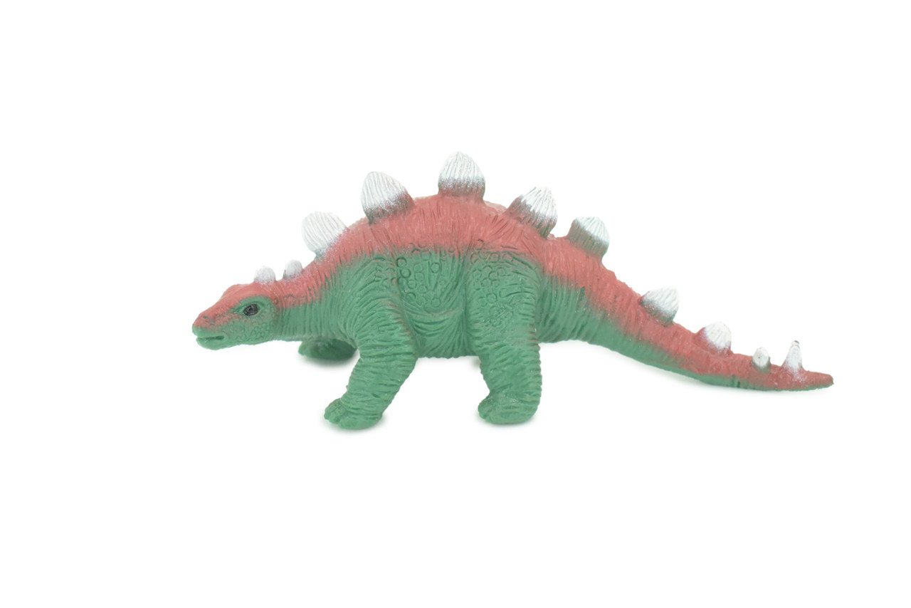 Dinosaur, Stretchable, Squishy, Squeezable, Very nice Soft Rubber Reptile, Educational, Realistic, Hand Painted, Figure, Replica, Gift, 6" US07 B59