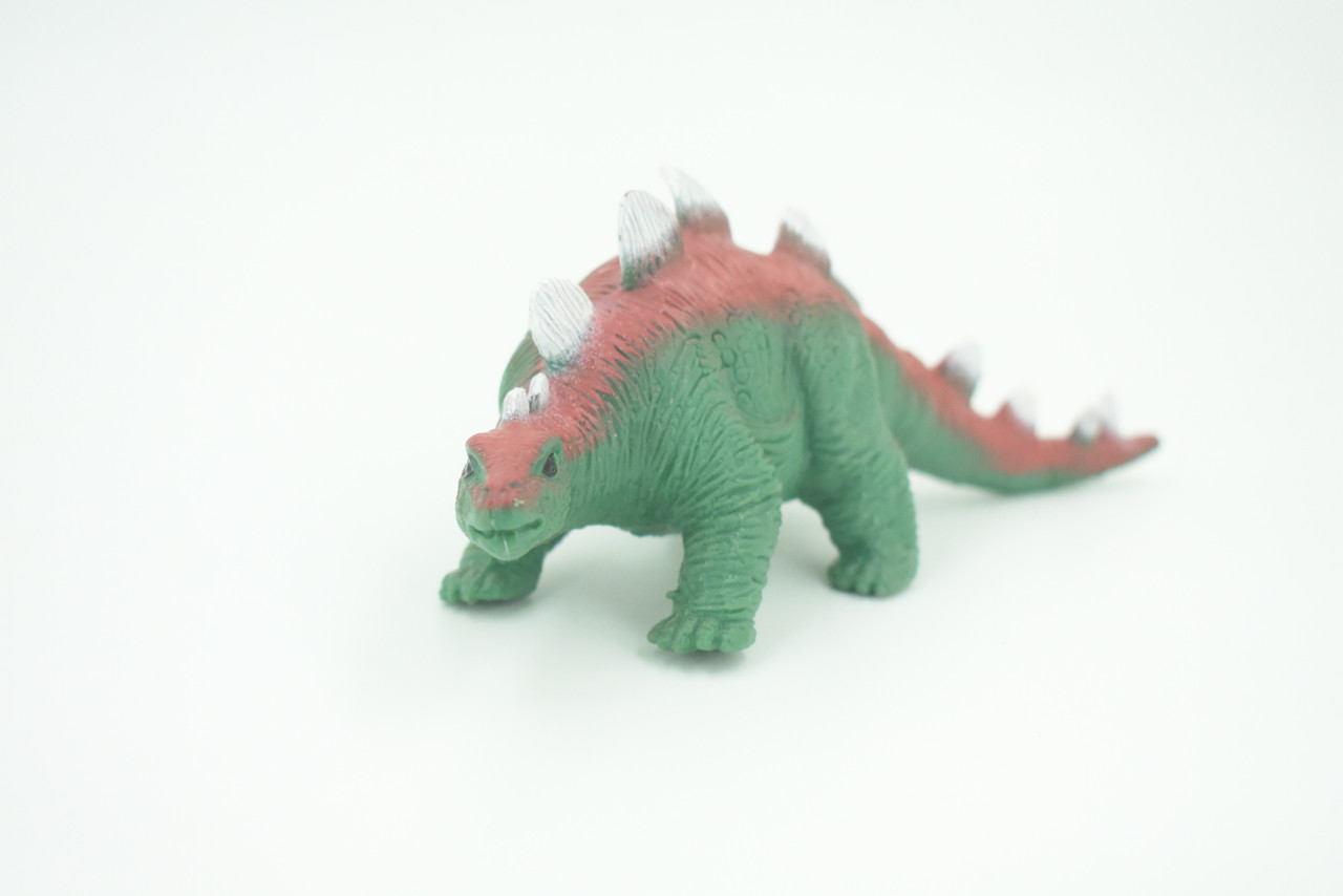 Dinosaur, Stretchable, Squishy, Squeezable, Very nice Soft Rubber Reptile, Educational, Realistic, Hand Painted, Figure, Replica, Gift,    6"     US07 B59