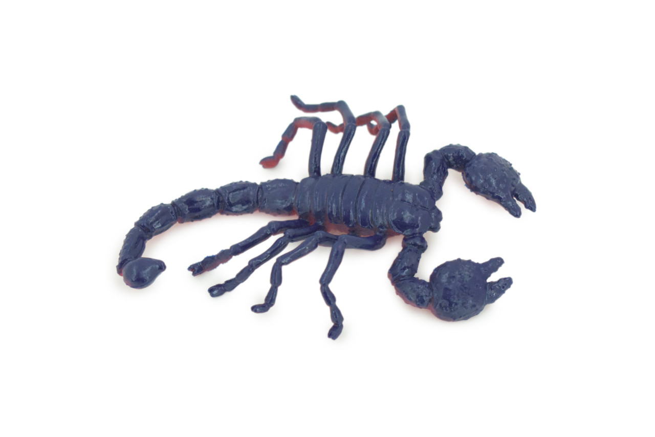 Scorpion, Very Nice Rubber arachnid, Educational, Realistic Hand Painted, Figure, Lifelike Model, Figurine, Replica, Gift, 3" US14 B44 