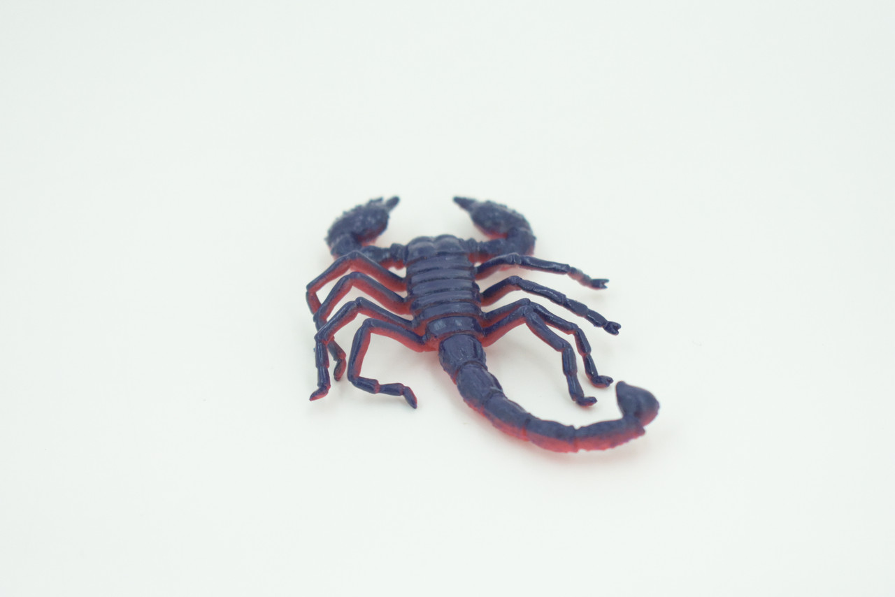 Scorpion, Very Nice Rubber arachnid, Educational, Realistic Hand Painted, Figure, Lifelike Model, Figurine, Replica, Gift,   3"   US14 B44
