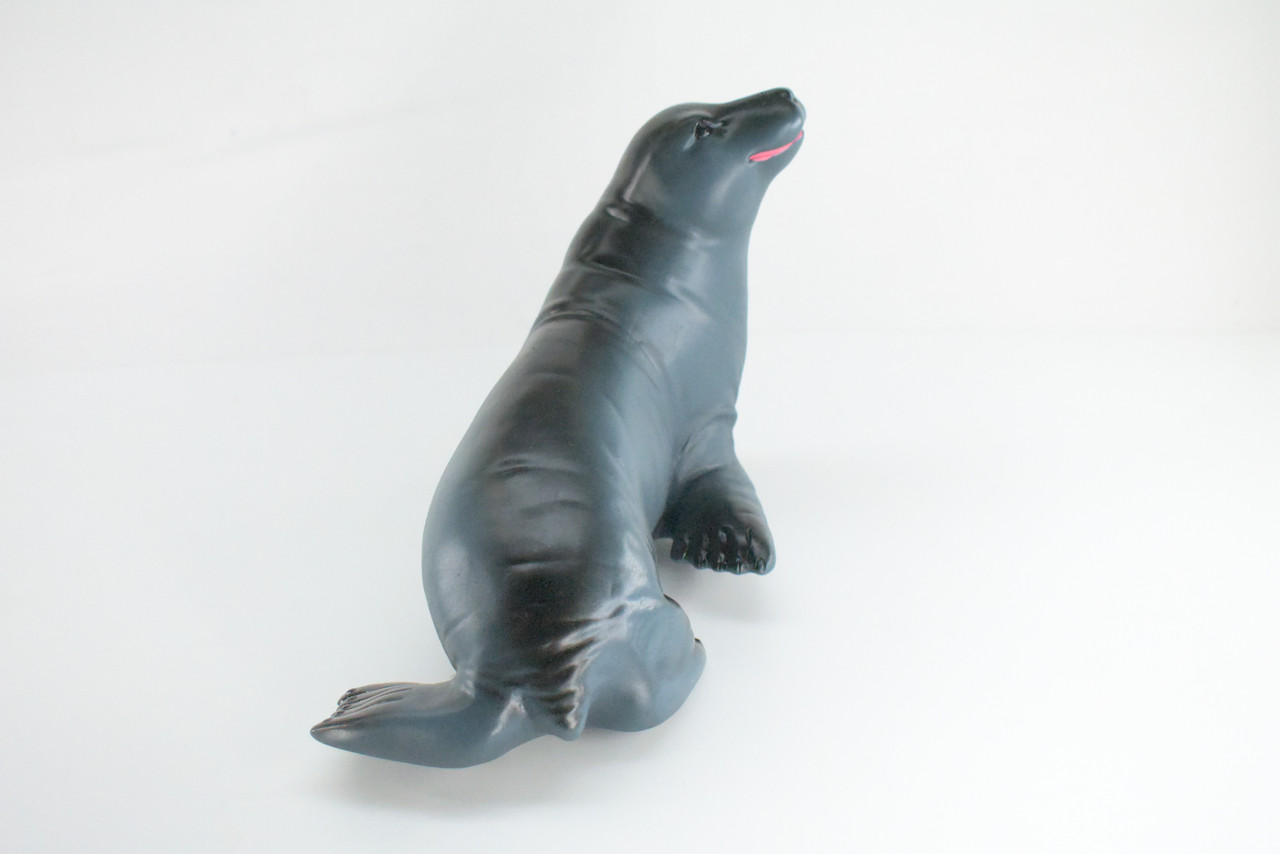 Seal, High Quality, Soft Rubber Pinniped, Hand Painted, Realistic, Toy Figure, Model, Replica, Kids, Educational, Gift,     10"   IM08 B655