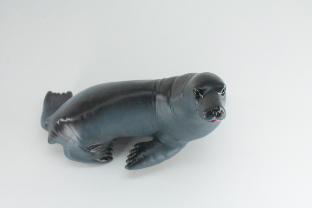 Seal, High Quality, Soft Rubber Pinniped, Hand Painted, Realistic, Toy Figure, Model, Replica, Kids, Educational, Gift,     10"   IM08 B655