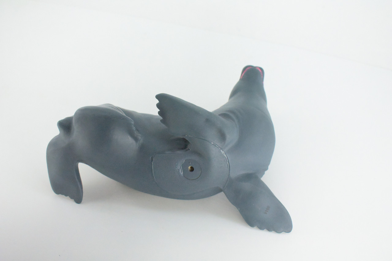 Seal, High Quality, Soft Rubber Pinniped, Hand Painted, Realistic, Toy Figure, Model, Replica, Kids, Educational, Gift,     10"   IM08 B655