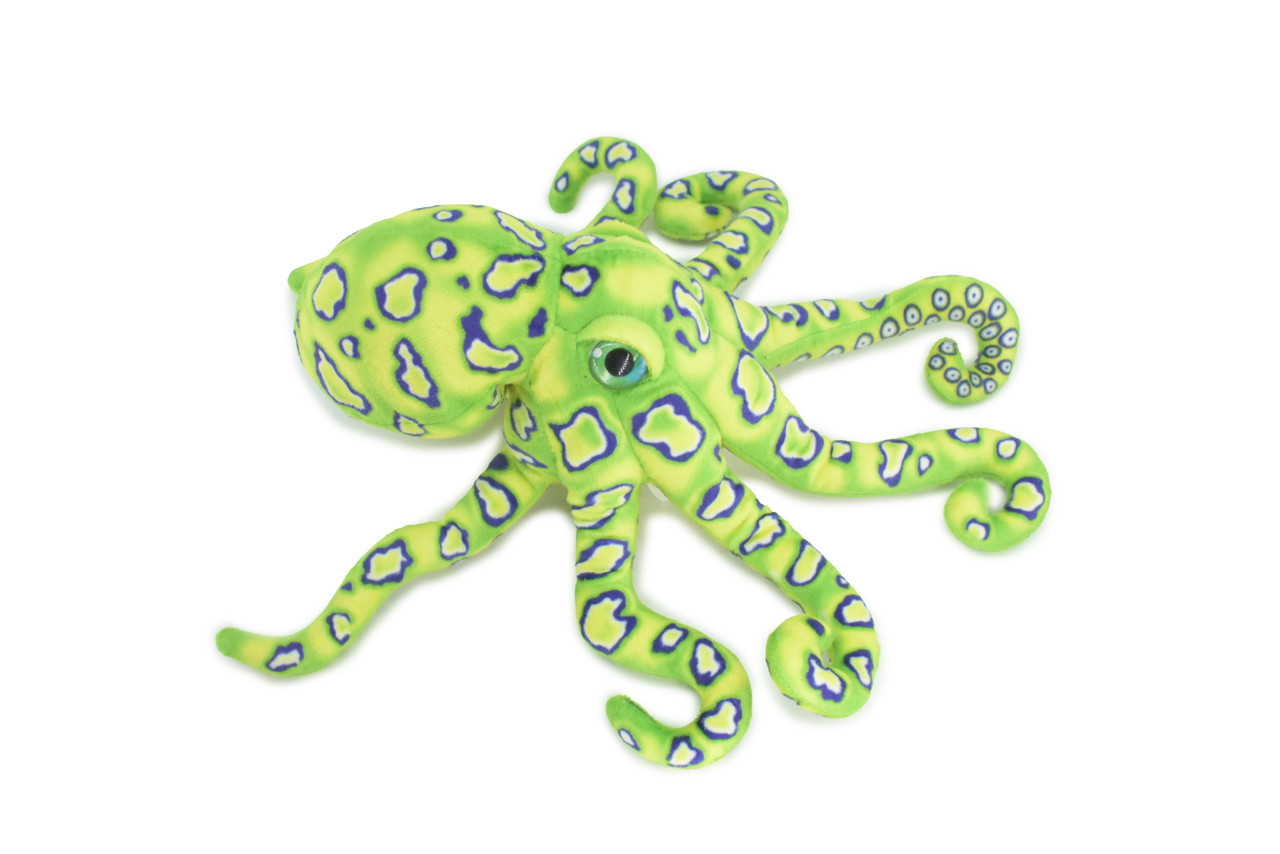 Green Stuffed Octopus Toy
